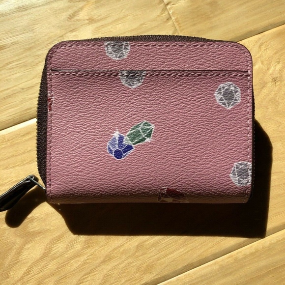 Coach Disney X Gems Print Small Zip Around Wallet - Picture 7 of 8